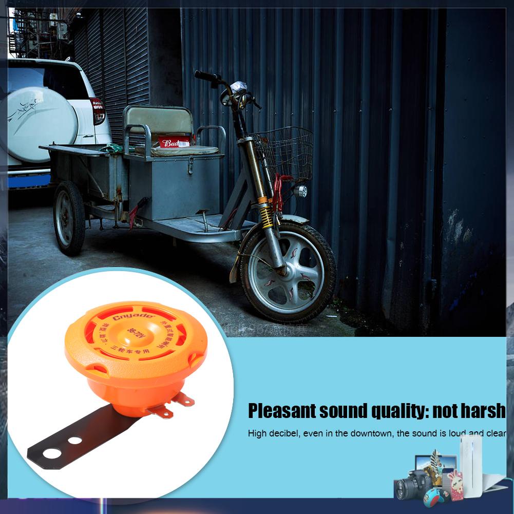 Còi điện 36V/ 48V/ 60V chống thấm nước chuyên dụng dành cho xe mô tô