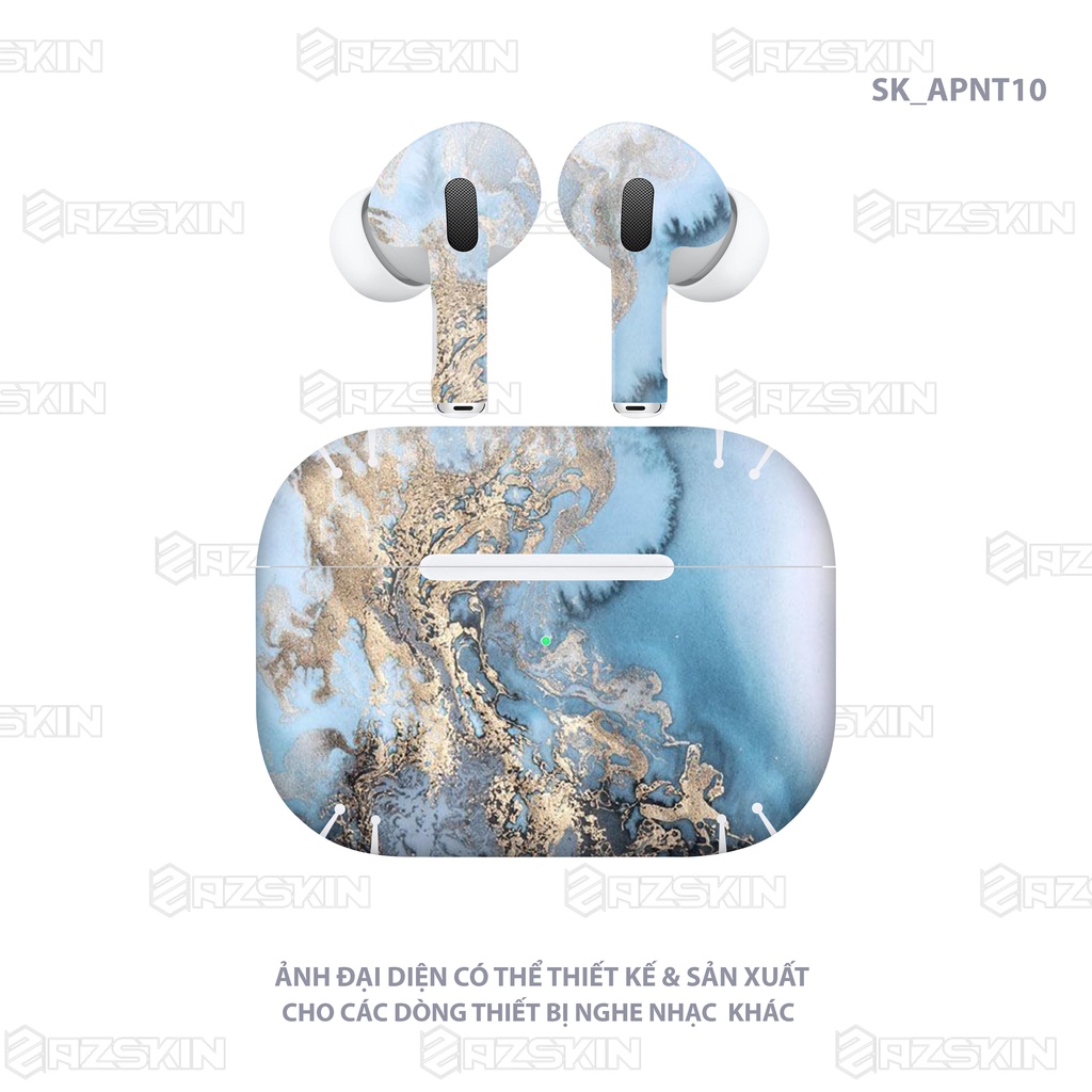 Dán Skin Airpods 1,2,Pro Hình Thiết Kế Thủy Họa |SK_APNT10| Chất Liệu PVC Dẻo Cắt Khuôn Sẵn, Dễ Dán Tại Nhà