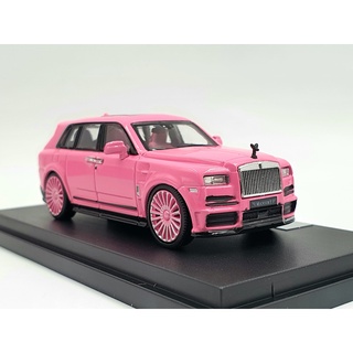 Xe Mô Hình Roll-Royce Cullinan Mansory 1:64 Time Micro ( Hồng )