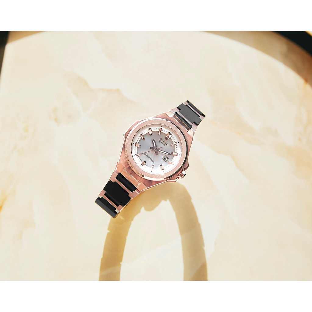 Đồng Hồ Casio Nữ Dây Nhựa BABYG MSG-S500CG-1ADR Chính Hãng