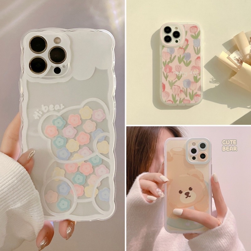 Ốp trong hình Gấu hoa mẫu mới