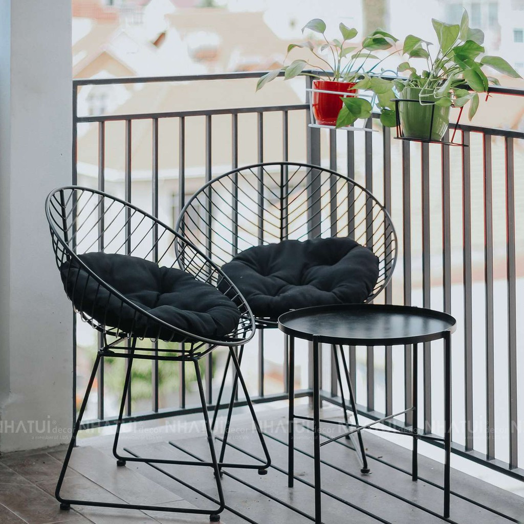 GHẾ NÓN SẮT-GHẾ BAN CÔNG