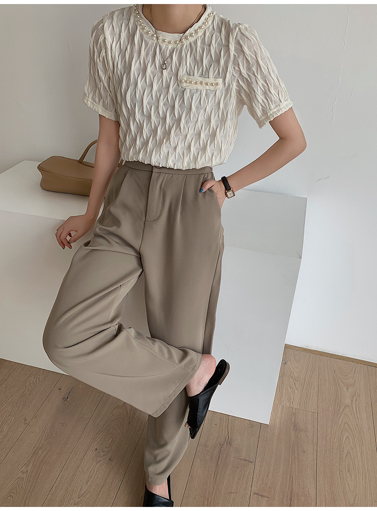 Quần Dài Lưng Cao Ống Rộng Thời Trang 42519 Cho Nữ | BigBuy360 - bigbuy360.vn