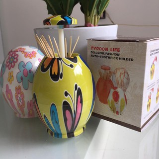 Hũ đựng tăm xỉa răng hình trứng