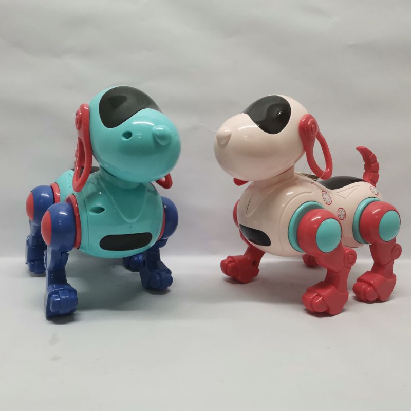 CHÓ ROBOT DÁNG ĐI ĐÁNG YÊU VỪA ĐI VỪA PHÁT NHẠC ĐÈN