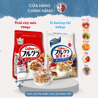 Ngũ cốc Calbee ăn kiêng giảm cân Nhật Bản với đủ vị ngon tuyệt- mix hoa quả trái cây sữa chua dùng ăn sáng