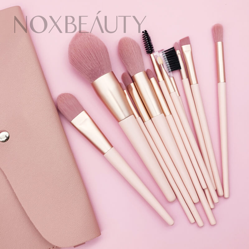 Bộ 12 cọ trang điểm NOX đánh phấn mắt kẻ viền môi đánh phấn má hồng chuyên nghiệp