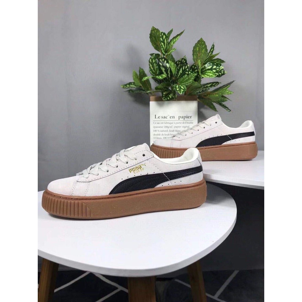 Giày Sneaker Puma đế nâu đen (fullbox+freeship)