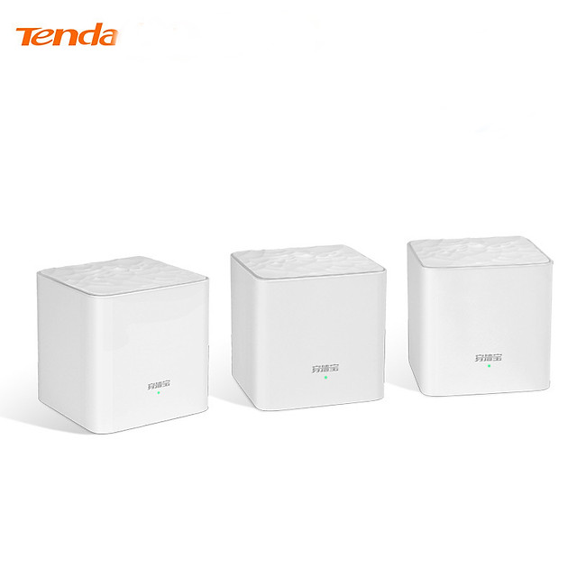 Bộ 3 Cái Phát Wifi Dạng Lưới Mesh Tenda Nova MW3 AC1200 - Hàng Nhập Khẩu