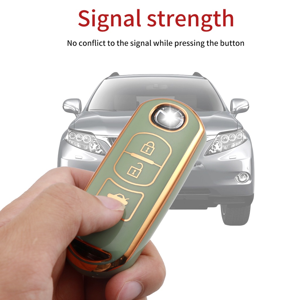 Vỏ Bảo Vệ Chìa Khóa Xe Hơi Mazda 2 3 6 Atenza Axela Demio CX-5 CX5 CX-3 CX7 CX-9 2015 2016 2017 2018 2019