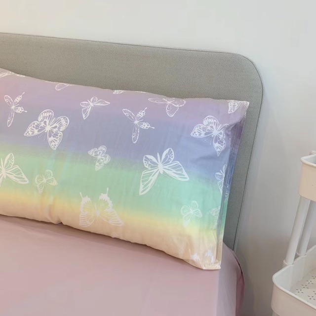 COTTON Aesthetic Butterflies -  bộ vỏ chăn ga giường