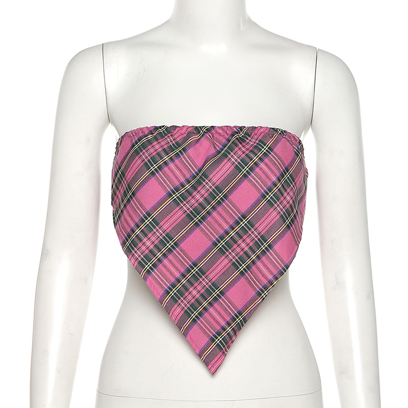 Áo Ống Sọc Ca Rô Hở Lưng Quyến Rũ Cho Nữ 2021 | BigBuy360 - bigbuy360.vn