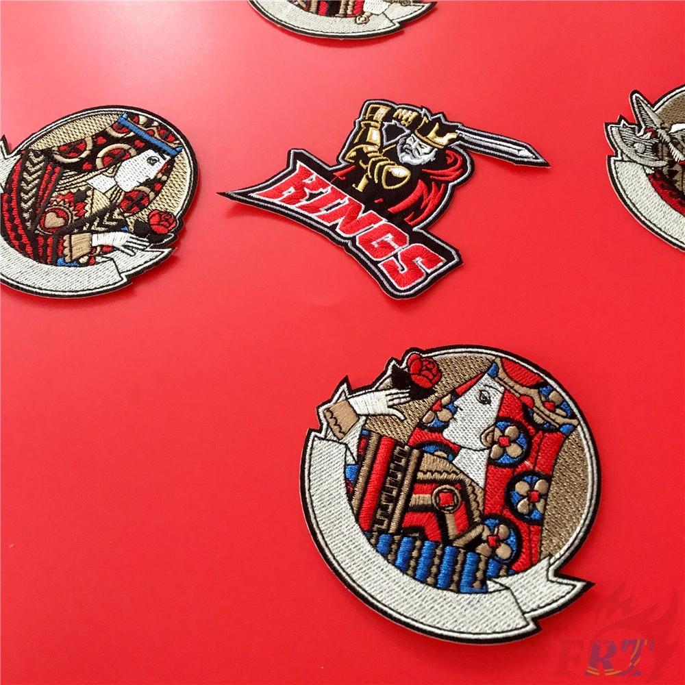 1 Huy Hiệu May Áo Hình Vương Miện King &amp; Queen