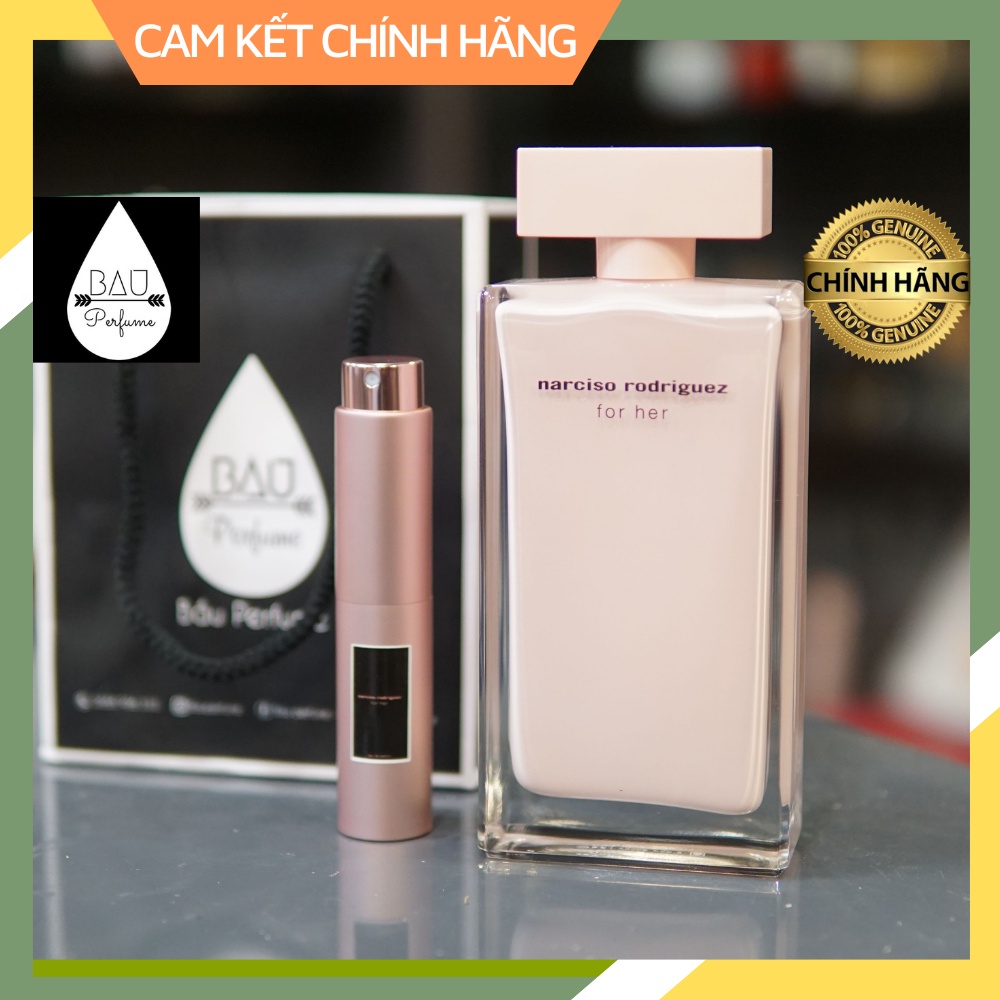 [mẫu thử ] nước hoa chính hãng Narciso For Her EDP_ 10ml-20ml-30ml