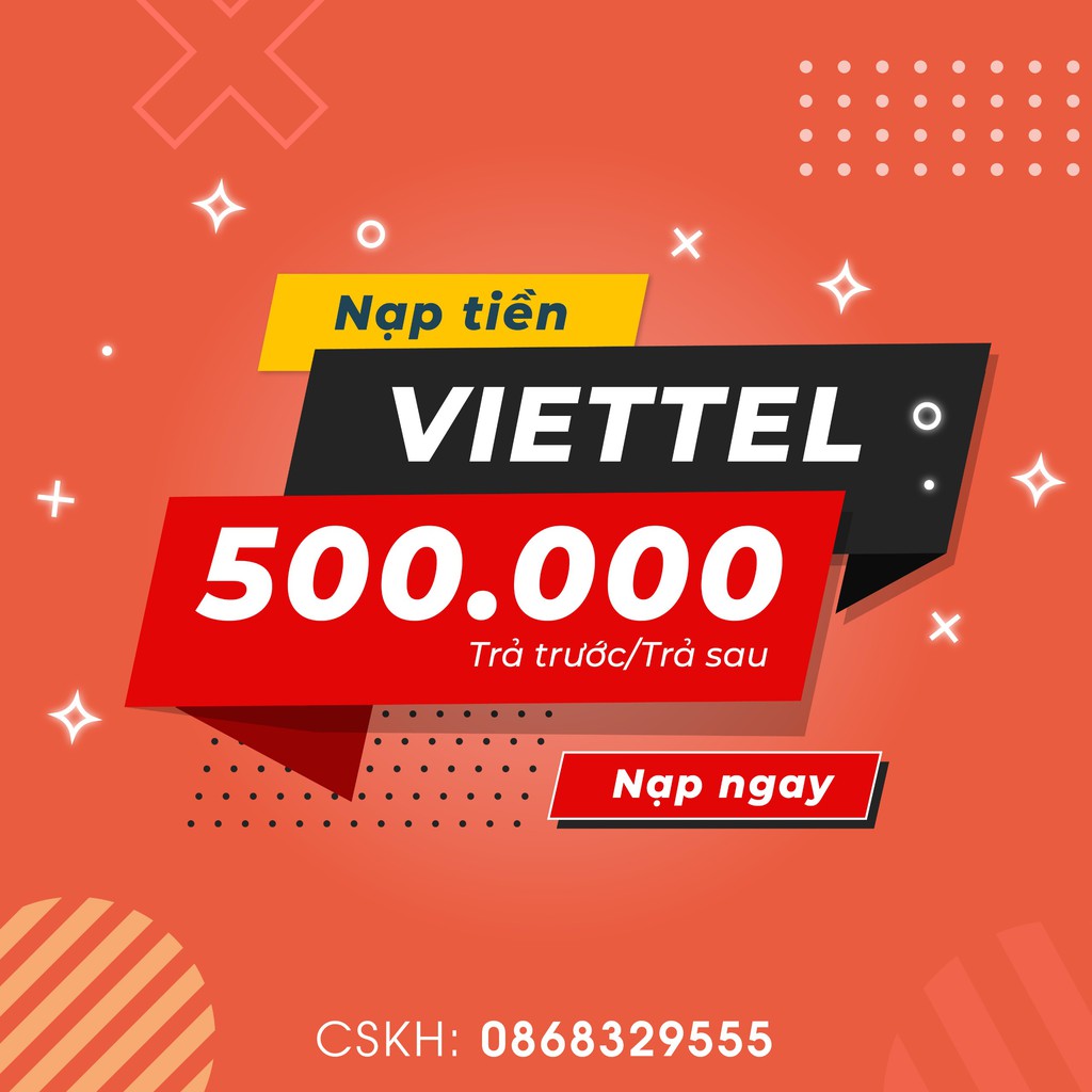 Thẻ viettel mệnh giá 500