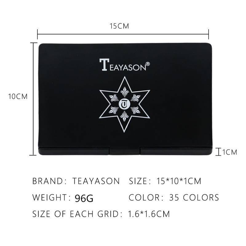 Bảng Phấn Mắt 45 Màu Lì/Nhũ Kháng Nước Lâu Trôi TEAYASON