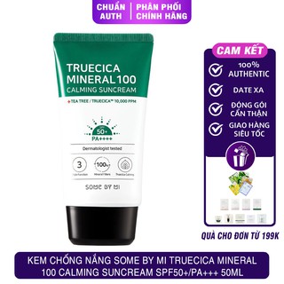 Kem chống nắng some by mi truecica mineral 100 calming suncream spf50+/pa+++ 50ml