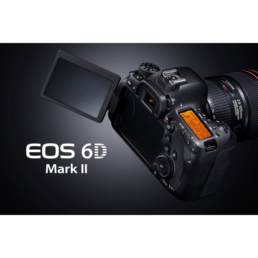 Máy ảnh Canon 6D Mark II - Cảm biến FullFrame - 26.2 Megapixel - Wifi - Mới 98%