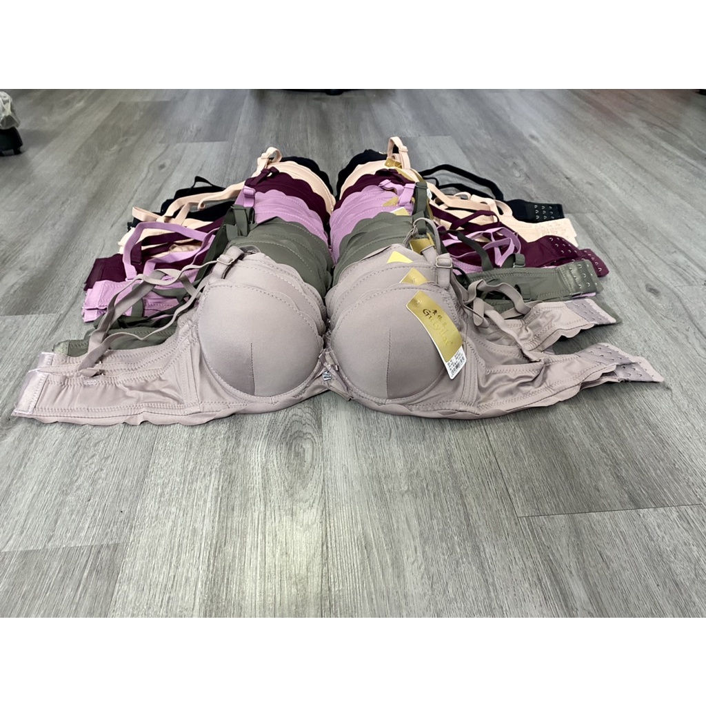 Áo ngực có gọng mút mỏng. Áo lót thái lan quả  trơn cup 3/4 ngực mút ép siêu êm. Giúp nâng, đẩy vòng 1 đẹp ms8327