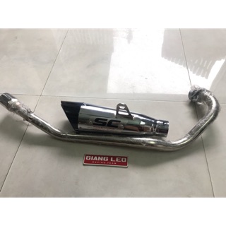 trọn bộ lon pô sc séo si  và cổ pô  gắn mọi loại xe winner ex 150 satria ex 135 sonic
