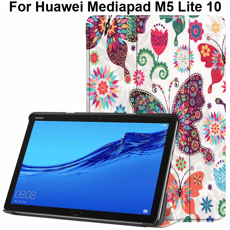 Bao da máy tính bảng nắp lật từ tính cho Huawei Mediapad M5 Lite 10 / Huawei Bach 2