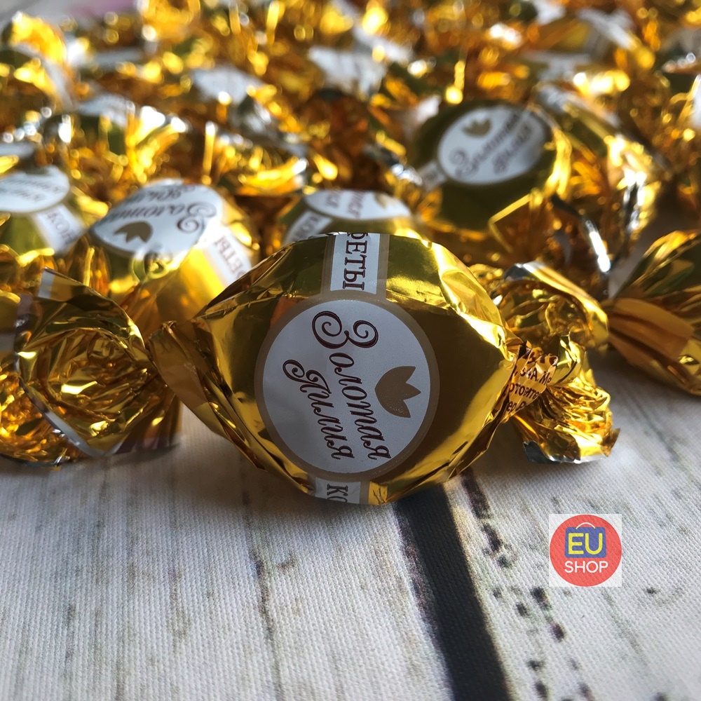 Kẹo socola Bông huệ vàng Konti “Golden Lily” Nga