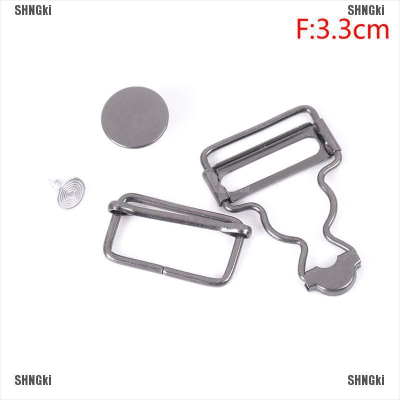 Shngki 1 Bộ Quần Yếm Denim Phối Nút Kim Loại Có Dây Đeo | BigBuy360 - bigbuy360.vn