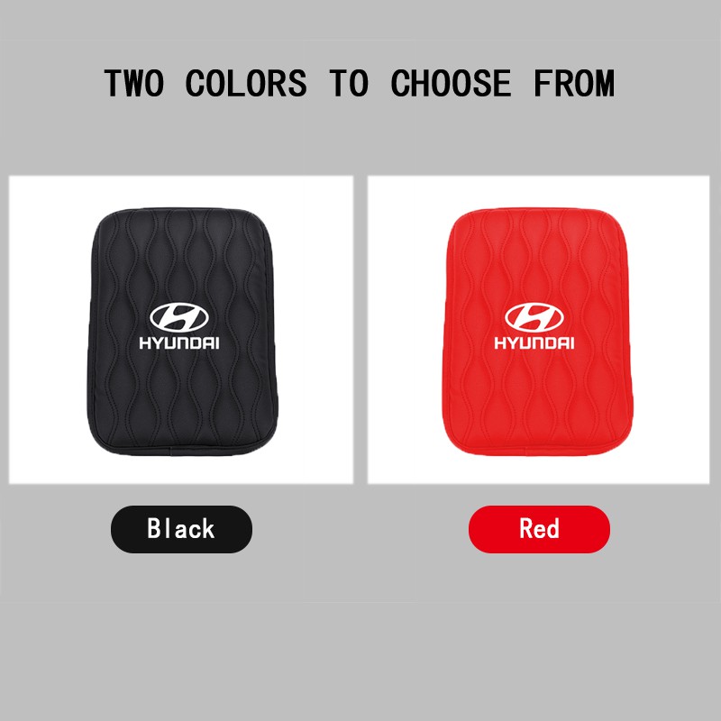 Đệm Hộp Tỳ Tay Bằng Da Chống Nước Thông Dụng Cho Hyundai I10 Getz Grand Starex Accent Elantra Atos Sonata Santa Fejet Tucson I40 Ioniq Atoz Veloster
