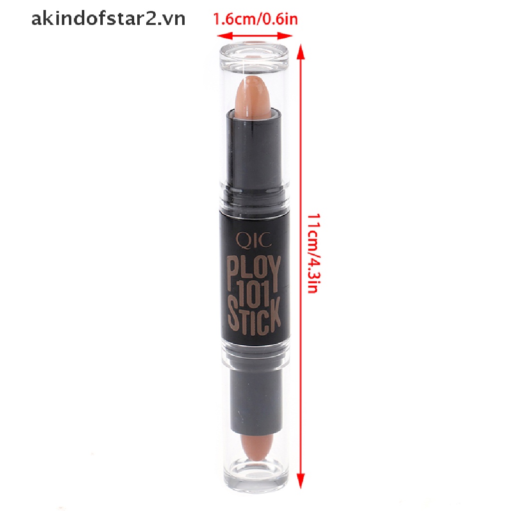 [akin] Makeup Natural Cream Face Eye Foundation Concealer-Contour Pen Highlight Stick [akin] | BigBuy360 - bigbuy360.vn