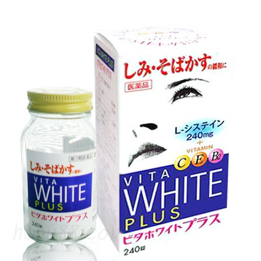 Viên uống trắng da Neovita White C-Plus của Nhật hộp 240 viên