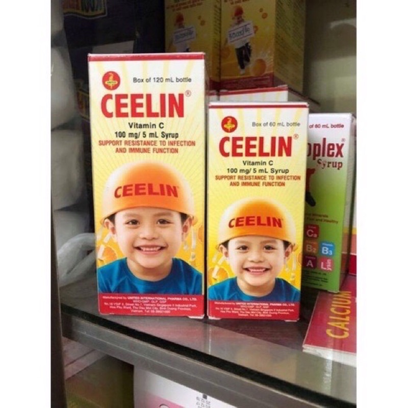 SIRO CEELIN BỔ SUNG VITAMIN C TĂNG ĐỀ KHÁNG CHO BÉ