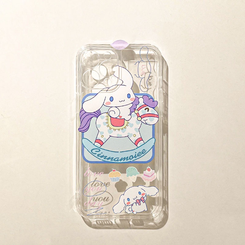 Ốp Điện Thoại Tpu Mềm Chống Sốc In Hình Cinnamoroll Cho iPhone 11 12 13 pro max XS X XR XSMax 7 8 6 6s plus SE 2020