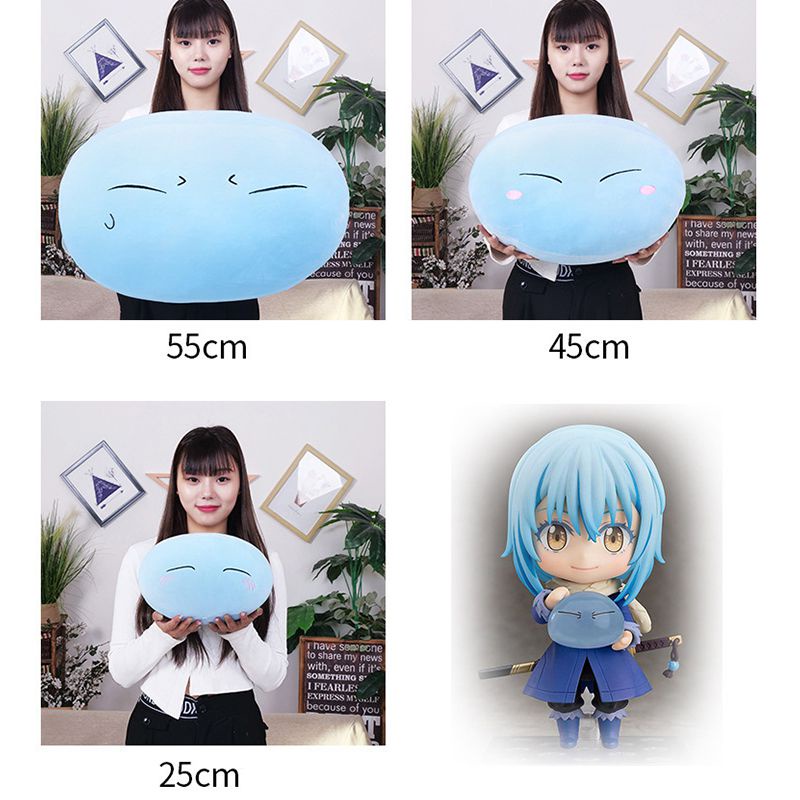 20-55cm Rimuru Tempest Plush Toys Anime That Time I Got Reincarnated as a Slime Rimuru Tempest Pillow for Children Baby Model Number