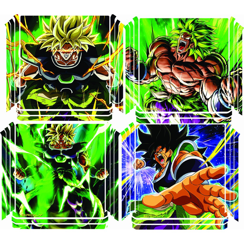 Miếng dán máy game ps4 fat slim pro Broly 1