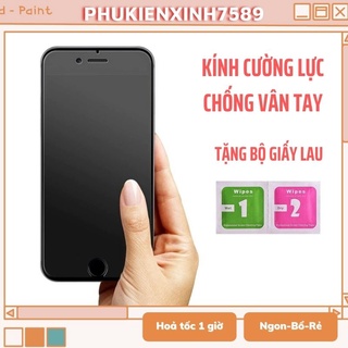 Kính cường lực ip⚡ kính cường lực chống vân tay ip ⚡ full các dòng ip- tgdđ89