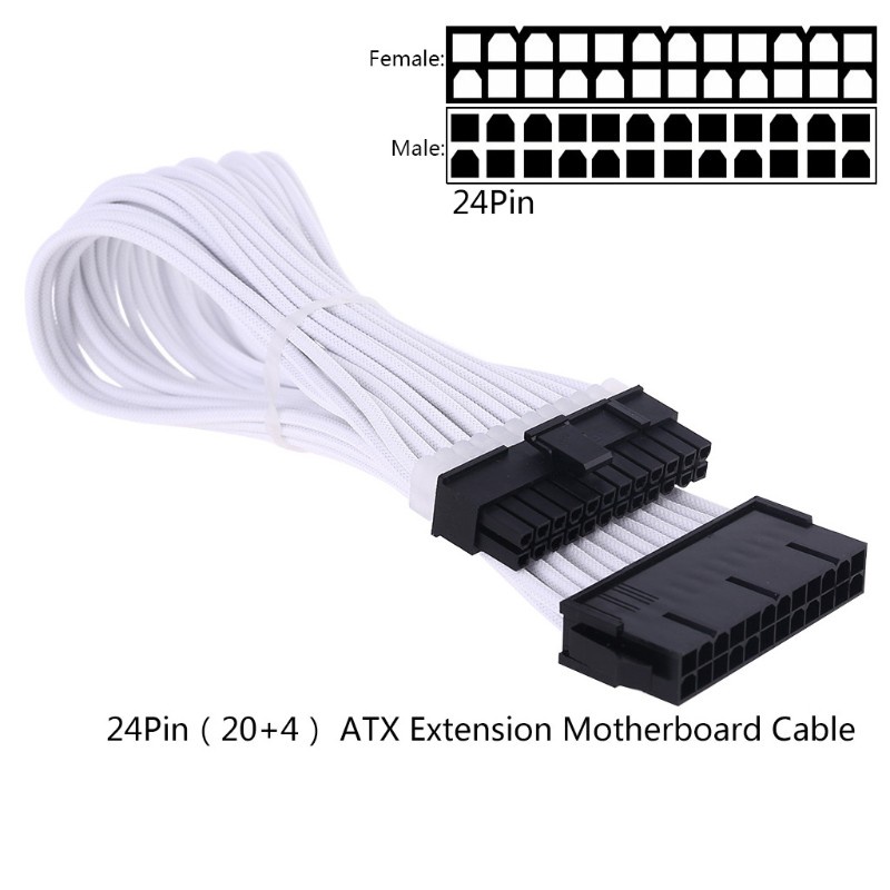 Dây Cáp Nối Dài 24-pin A Tx / Eps / 8-pin Pci-E Gpu / 8pin Cpu / 6-pin Pcie / 4pin Cpu 18awg