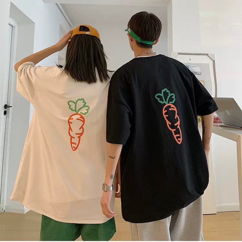 Áo thun phông nam nữ PINK tay lỡ form rộng CARROT Unisex