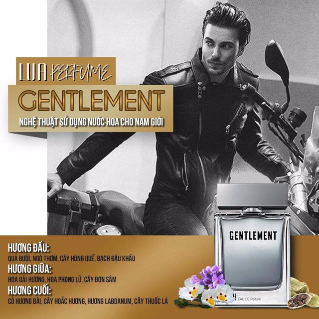 [Chính Hãng 100%] Nước Hoa LỤA Nam Cao Cấp GENTLEMENT | BigBuy360 - bigbuy360.vn