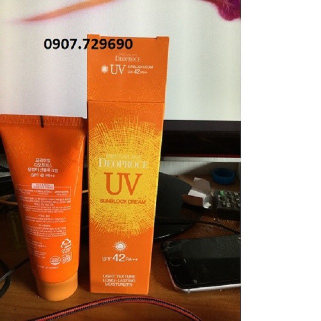 Kem chống nắng Deoproce UV Sunblock Cream SPF 42+ 100g