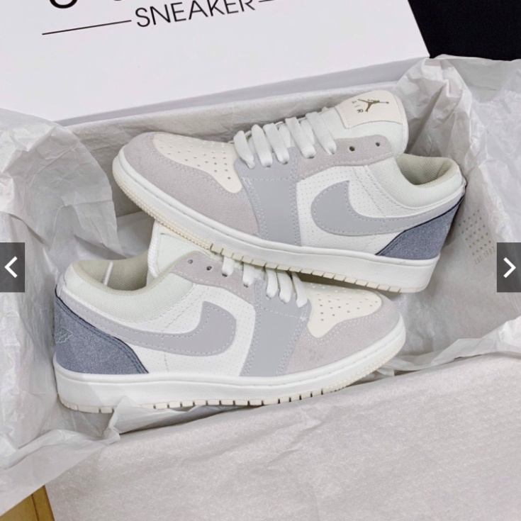 Giày Jordan Paris JD1 Cổ Thấp Gót Xanh, Giày Jodan Low Thấp Cổ Nam Nữ Full Box Bil | BigBuy360 - bigbuy360.vn