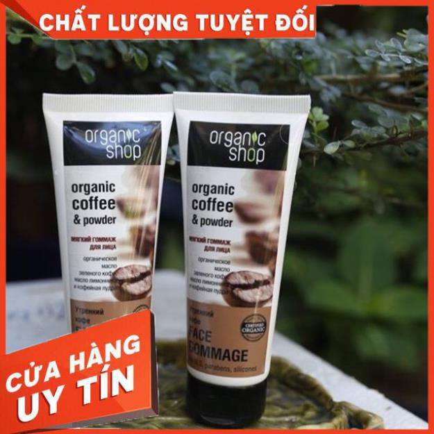 💝 FREESHIP 💝 Tẩy Da Chết Body Cafe Nga Organic Shop 75ml | BigBuy360 - bigbuy360.vn