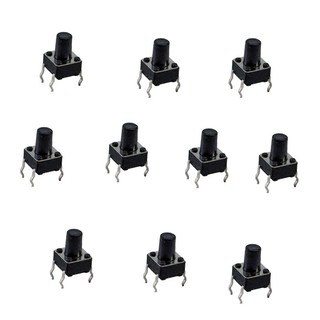 Bộ 10 Nút Nhấn 4 Chân 6x6x8mm