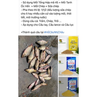 Câu cá trắm, chép, trôi - Hãng mồi câu cá Phú Thành