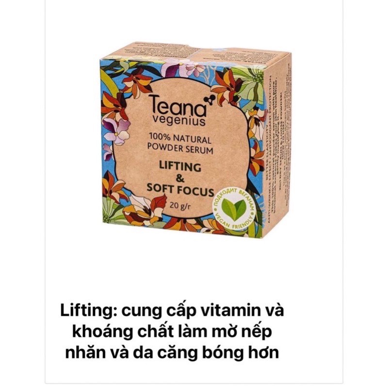 Serum - bột phấn phủ kiêm dưỡng da Natural Power Teana kiềm dầu, làm mướt da, mờ lỗ chân lông | BigBuy360 - bigbuy360.vn