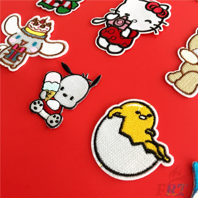 Miếng Vải Trang Trí Quần Áo Hình Nhân Vật Sanrio Dễ Thương