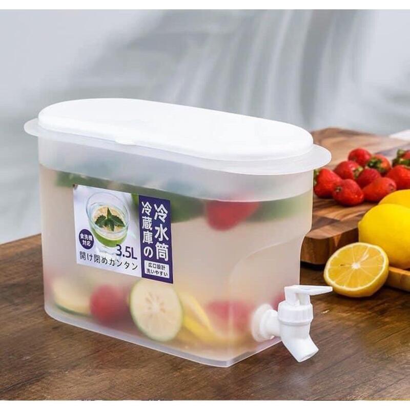 HỘP ĐỰNG NƯỚC TRÁI CÂY CÓ VÒI , DUNG TÍCH 3.5L