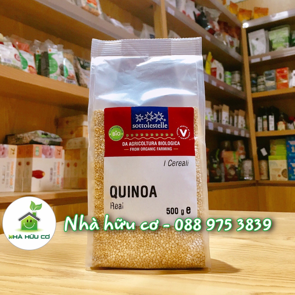 Hạt Diêm Mạch Quinoa Trắng Hữu Cơ 500g Sottolestelle - Organic Quinoa Real - Date: 21/1/2023