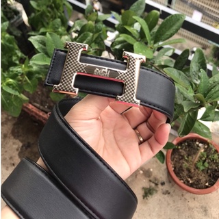 💥Tặng đinh💥 Thắt lưng nam chữ H- Dây nịt nam bấm lỗ siêu hot