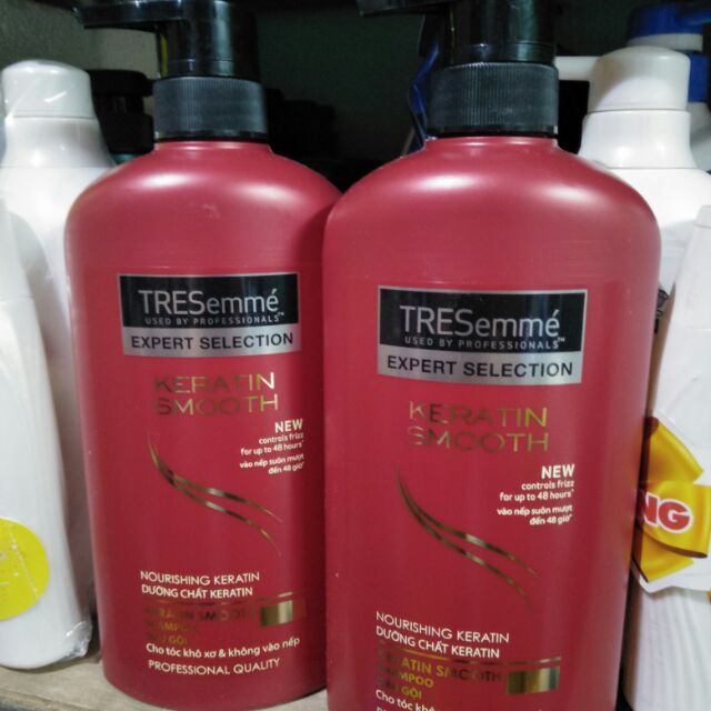 Dầu  gội  Tresemme keratin smooth 650g.