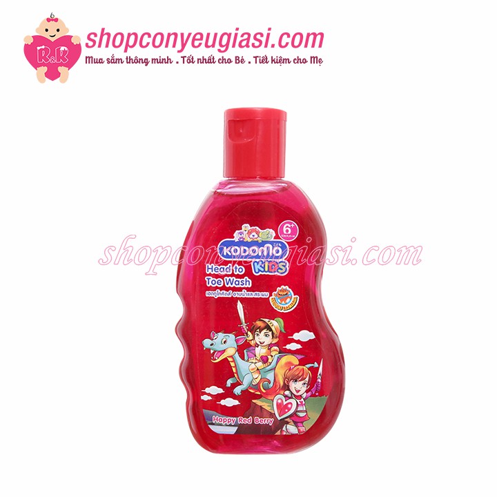 Dầu Tắm Gội Trẻ Em Kodomo 6+ Thái Lan - 200ml